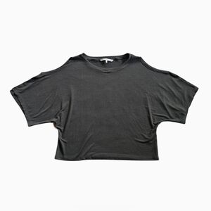 Rachel Roy Green Cutout Shoulder Top Small